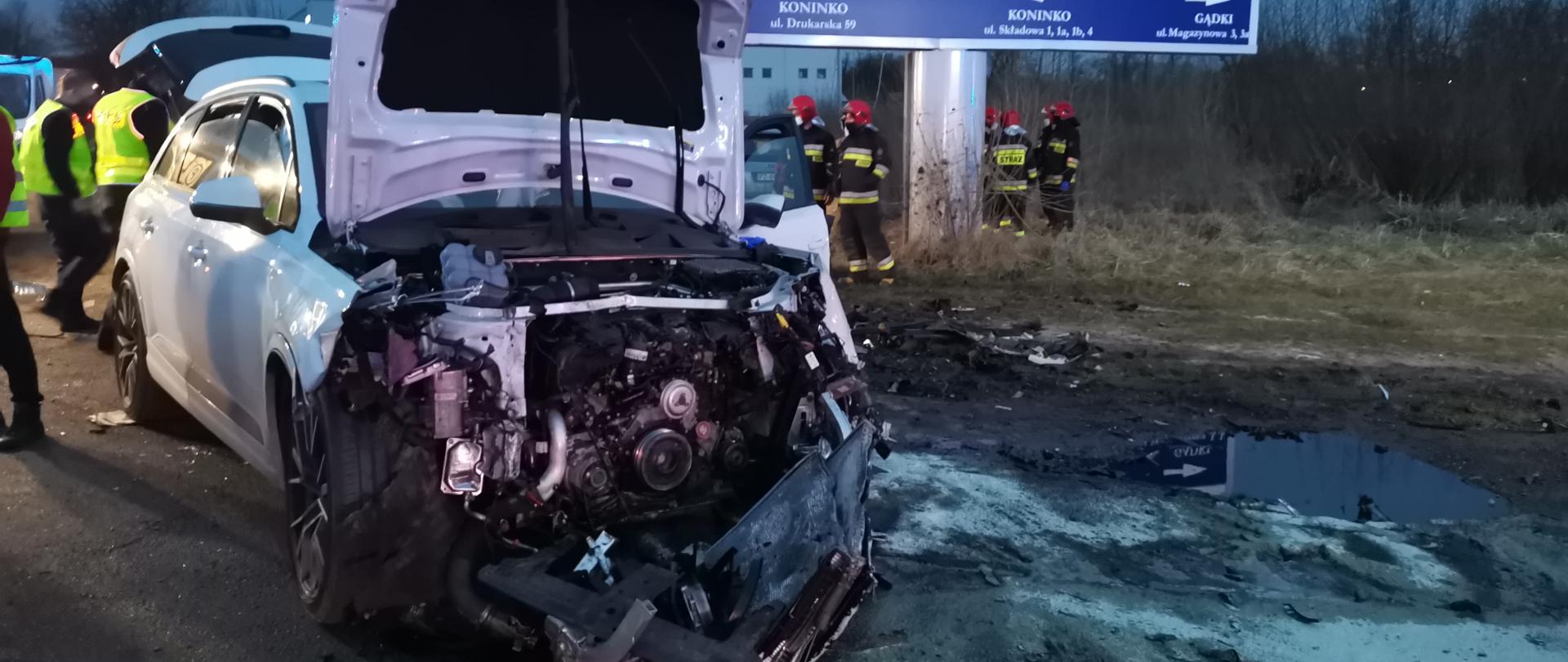 Wypadek w miejscowości Koninko