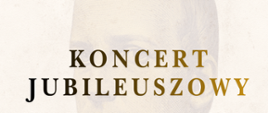 Plakat informujący o Koncercie Jubileuszowym z okazji 80-lecia Zespołu Szkół Muzycznych im. Stanisława Moniuszki w Wałbrzychu (1945–2025). Wydarzenie odbędzie się 25 kwietnia 2026 roku o godzinie 16:00 w Auditorium Novum im. prof. Elżbiety Lonc Akademii Nauk Stosowanych Angelusa Silesiusa w Wałbrzychu. Tło grafiki utrzymane jest w jasnej, kremowej kolorystyce z delikatnym, transparentnym portretem Stanisława Moniuszki. Napisy wykonano elegancką czcionką w kolorach czarnym i złotym. W lewym górnym rogu znajduje się jubileuszowe logo z liczbą 80 wpisaną w pięciolinię.