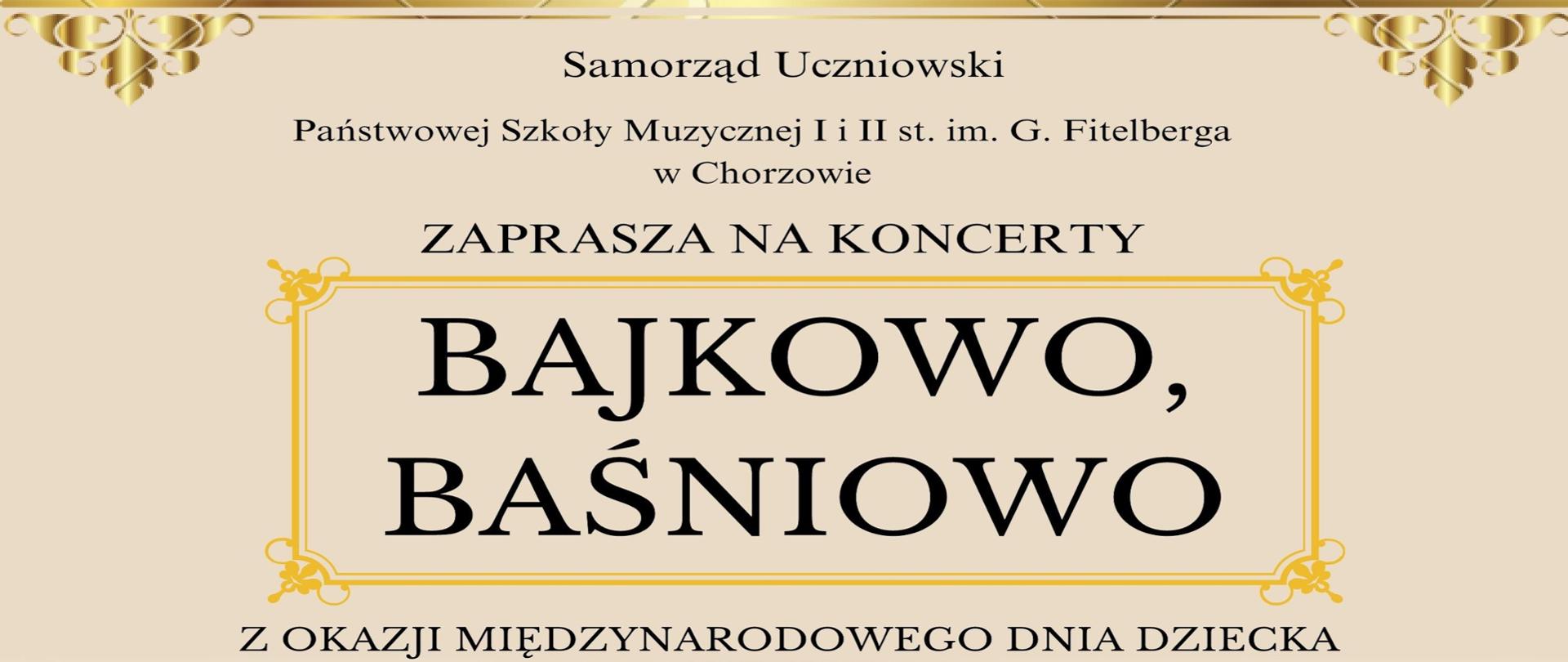 plakat z treścią zaproszenia