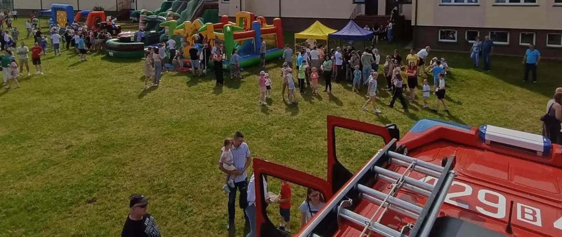 Strażacy brali udział w organizacji wydarzeń z okazji Dnia Dziecka