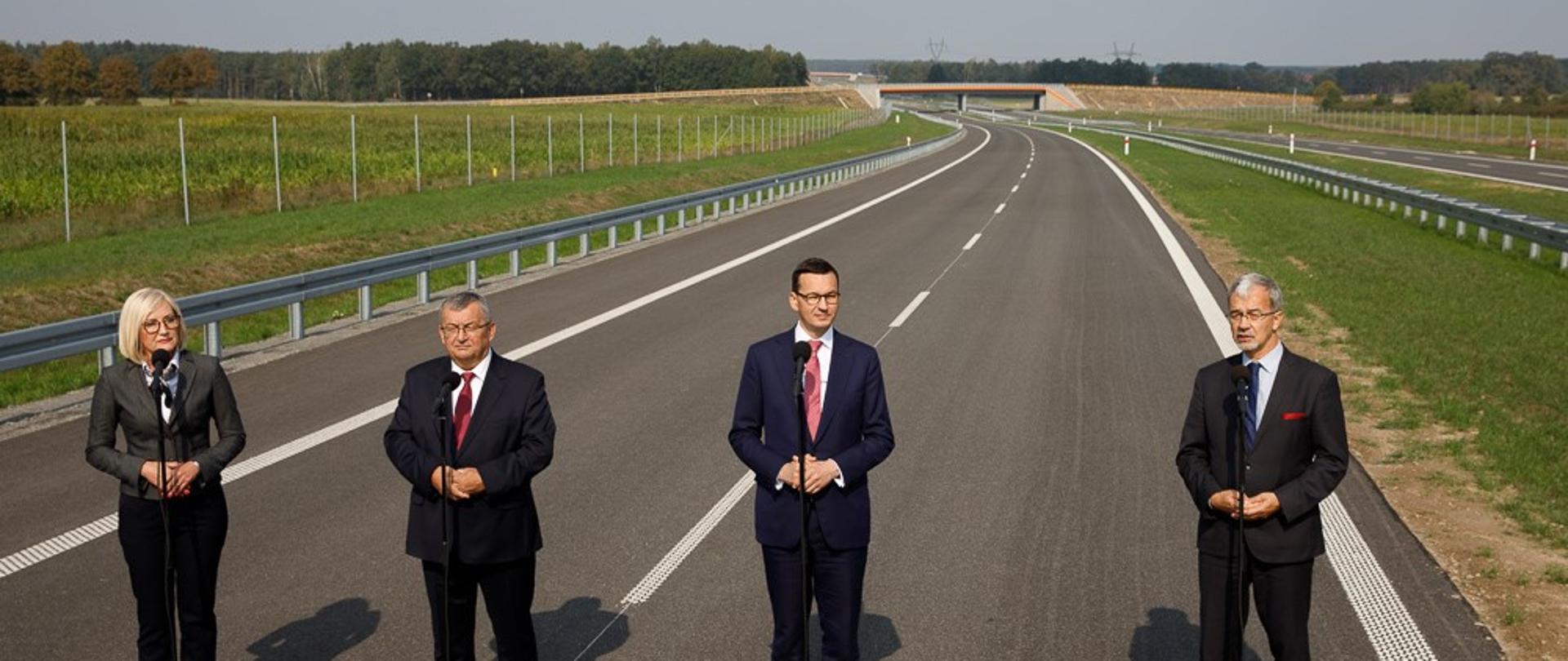 S3 Nowa Sól – Kaźmierzów otwarcie nowego odcinka przez Ministra Andrzeja Adamczyka