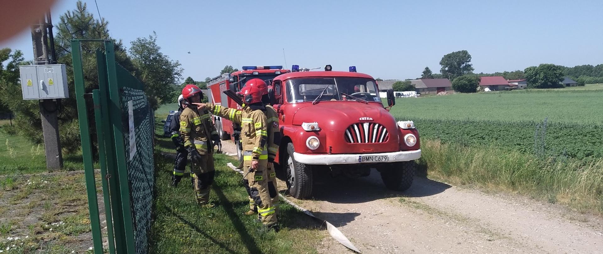 Ćwiczenia - Pożar w budynku produkcyjno-magazynowym w Klewiance