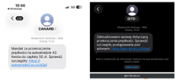 Fałszywe wiadomości SMS