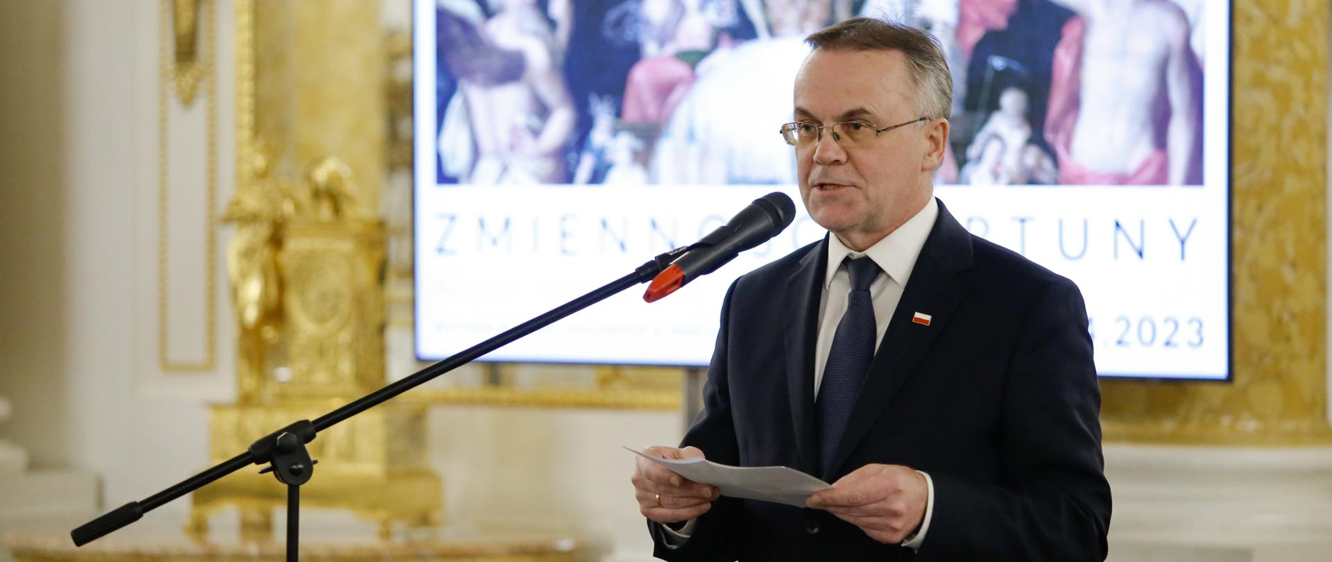 Wernisaż wystawy „Zmienność Fortuny. Alegorie Hermana Hana” w Zamku Królewskim w Warszawie, fot. Danuta Matloch/MKiDN