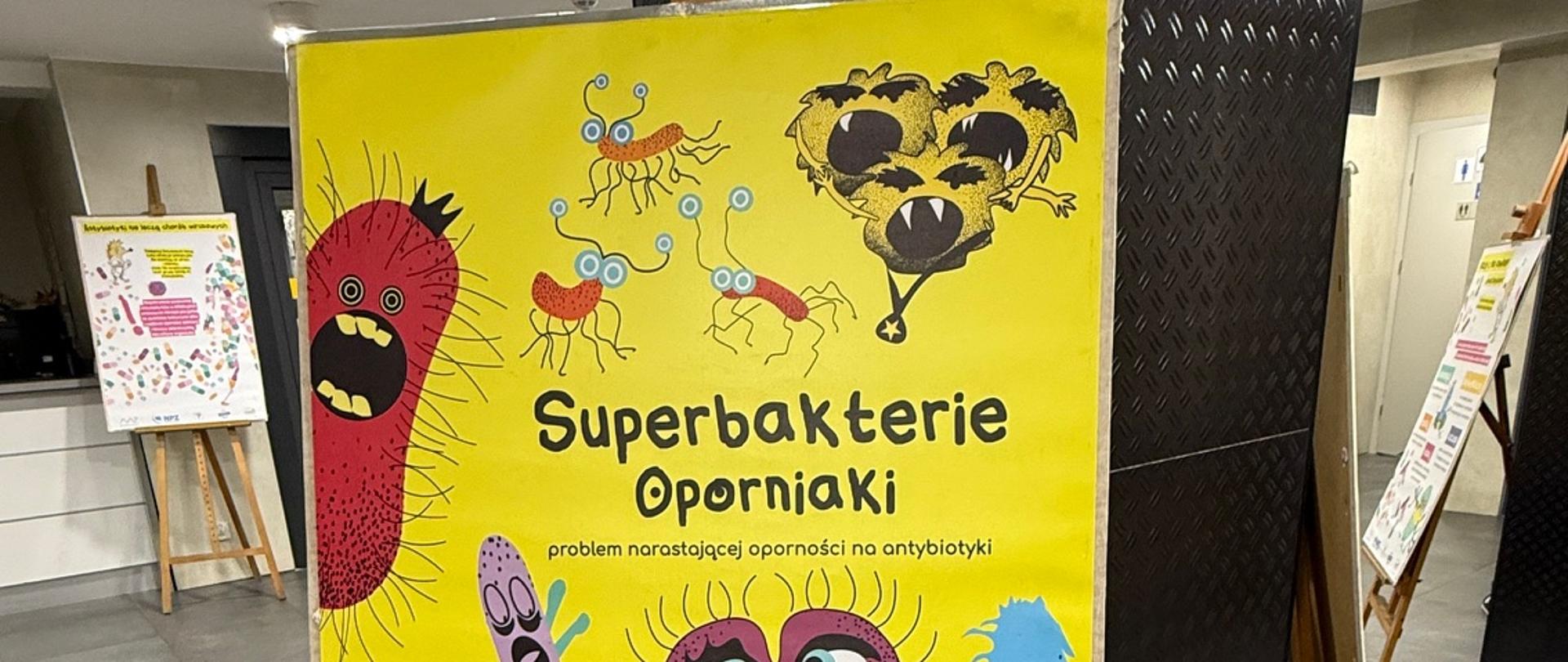 Wystawa antybiotykowa na terenie Starostwa Powiatowego w Tarnowskich Górach