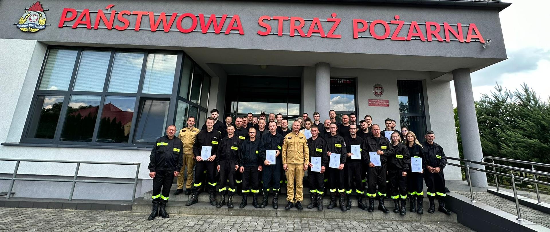 Zakończenie szkolenia podstawowego strażaków ratowników OSP