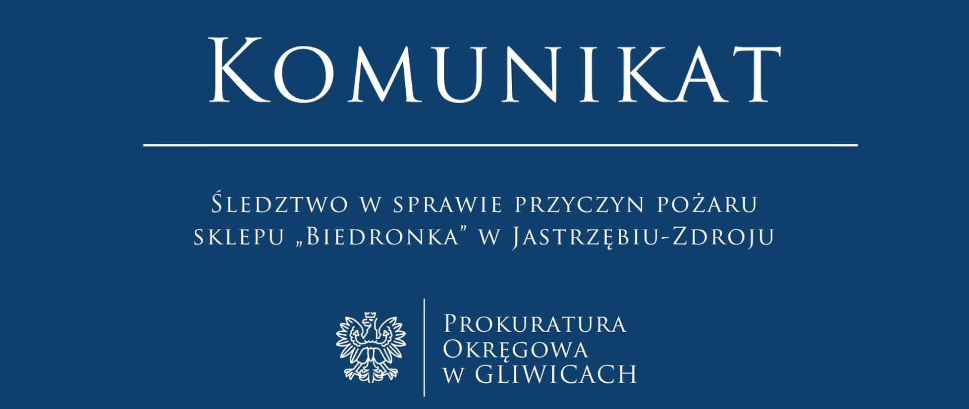Śledztwo w sprawie przyczyn pożaru sklepu „Biedronka” w Jastrzębiu-Zdroju