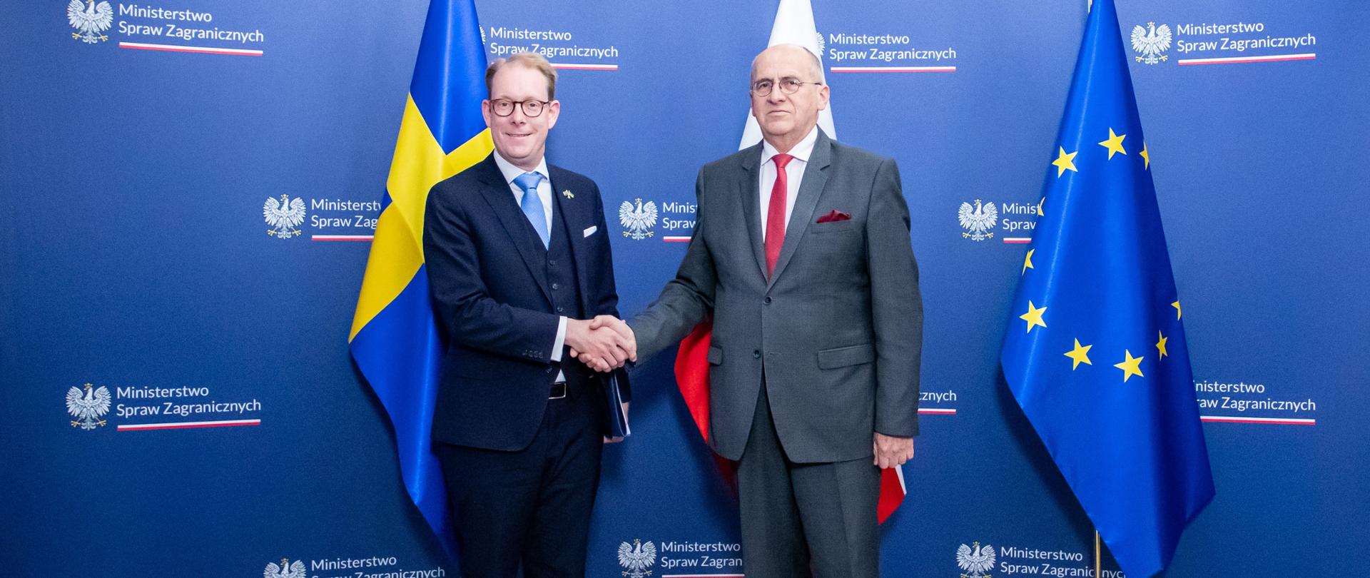 Wizyta Ministra Spraw Zagranicznych Szwecji w Polsce