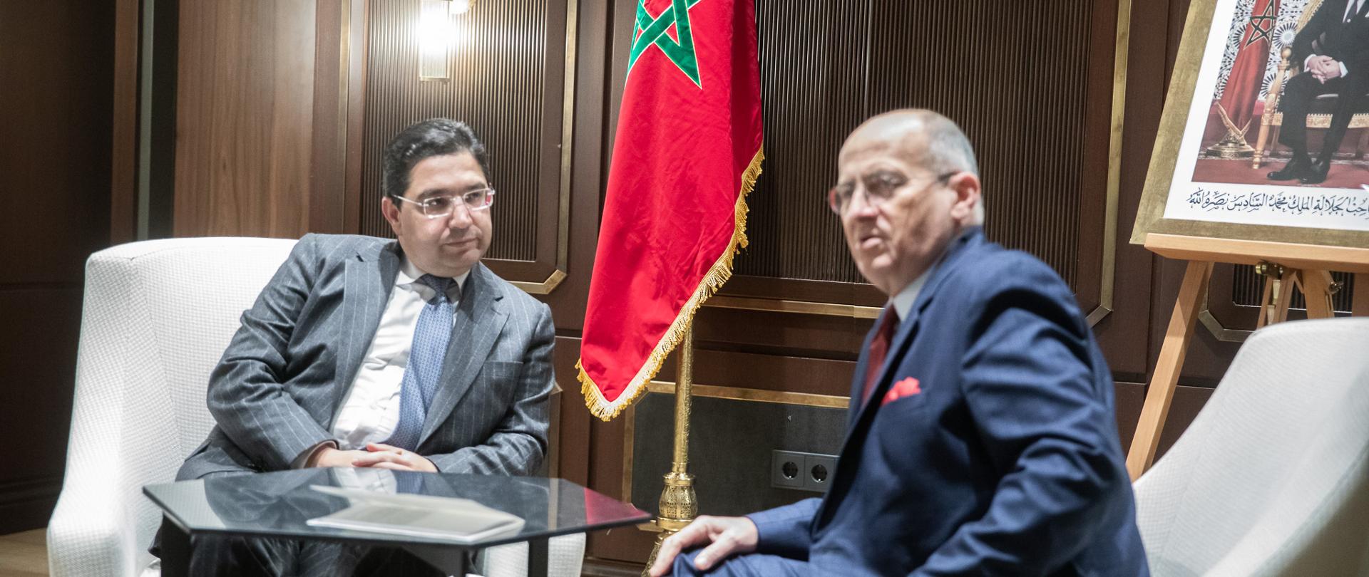 2021.12.06 Budapeszt , Wegry . Minister Zbigniew Rau . V4 + Maroko .
Fot. Tymon Markowski / MSZ