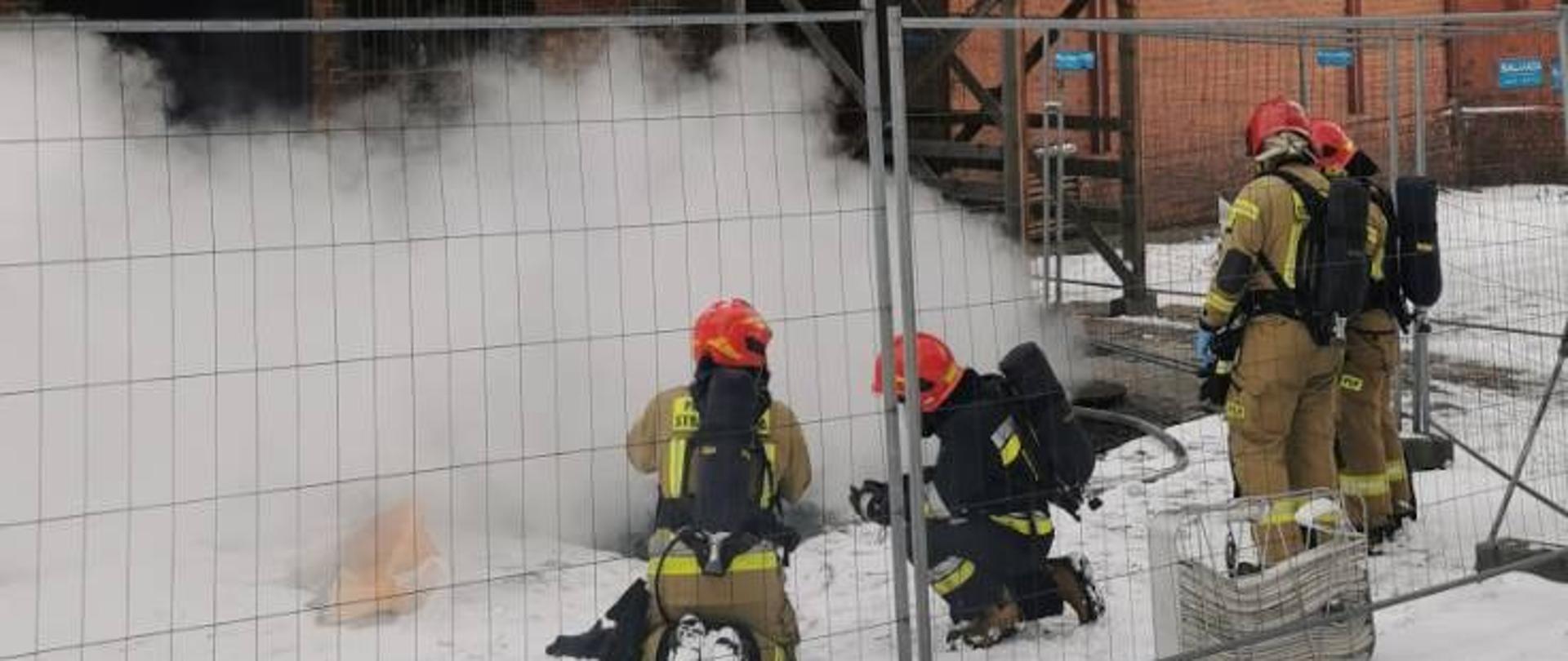 Pożar w kotłowni kościoła