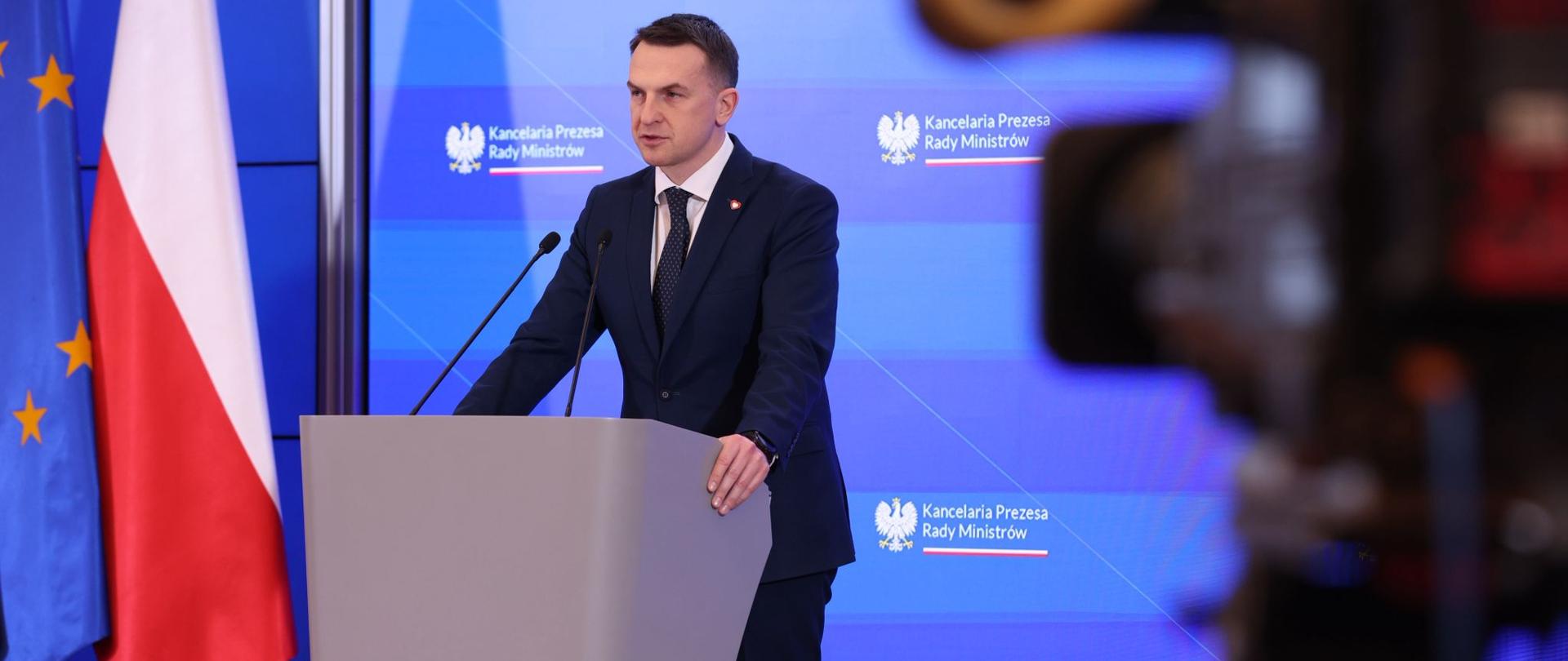 Konferencja prasowa po posiedzeniu Rady Ministrów