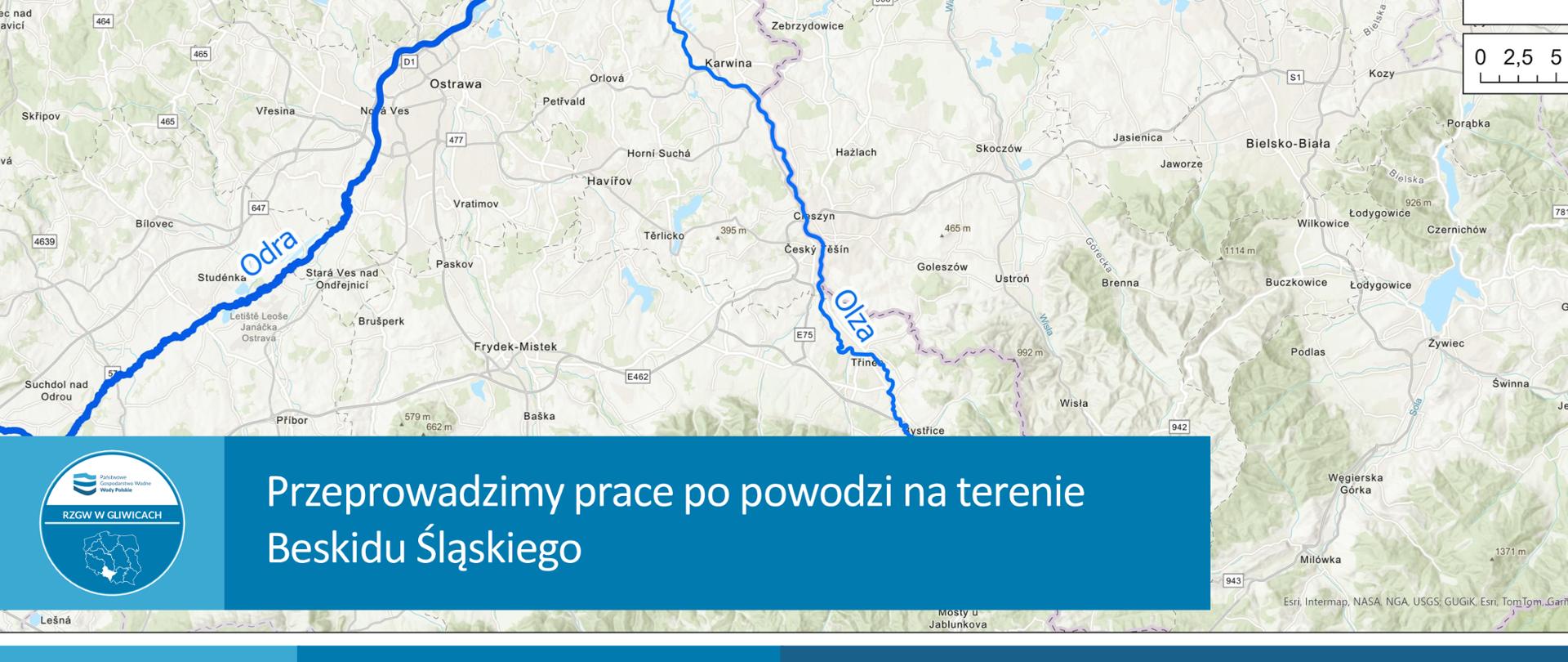 Infografika - Beskid Śląski prace