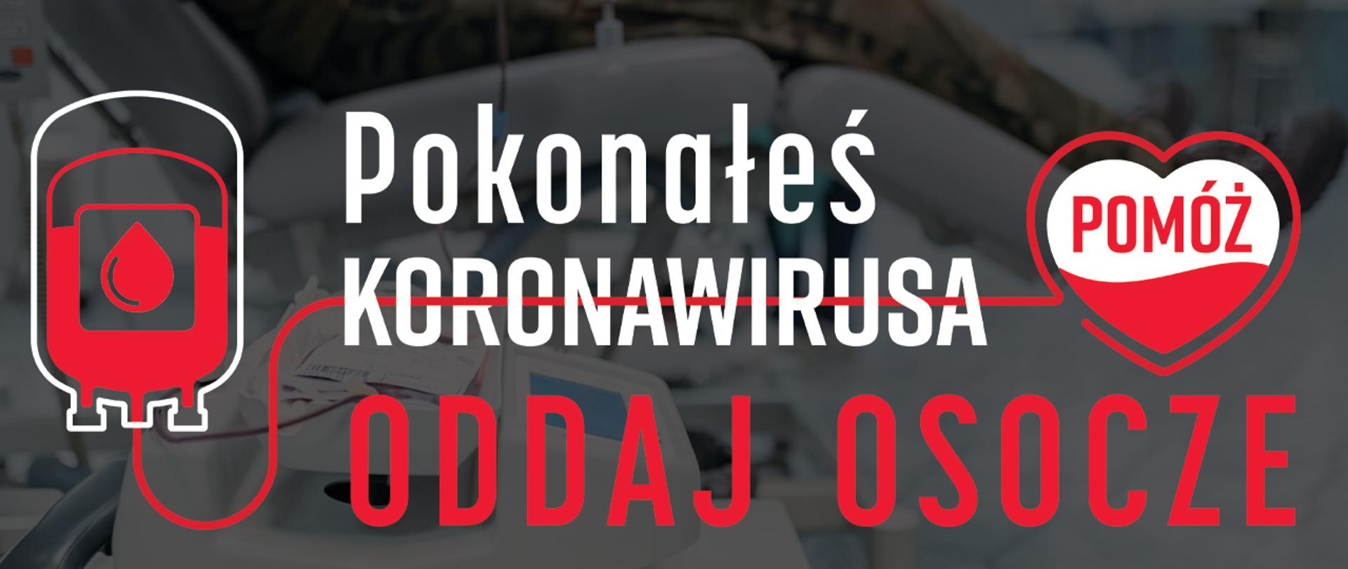 Akcja Oddaj osocze - grafika
