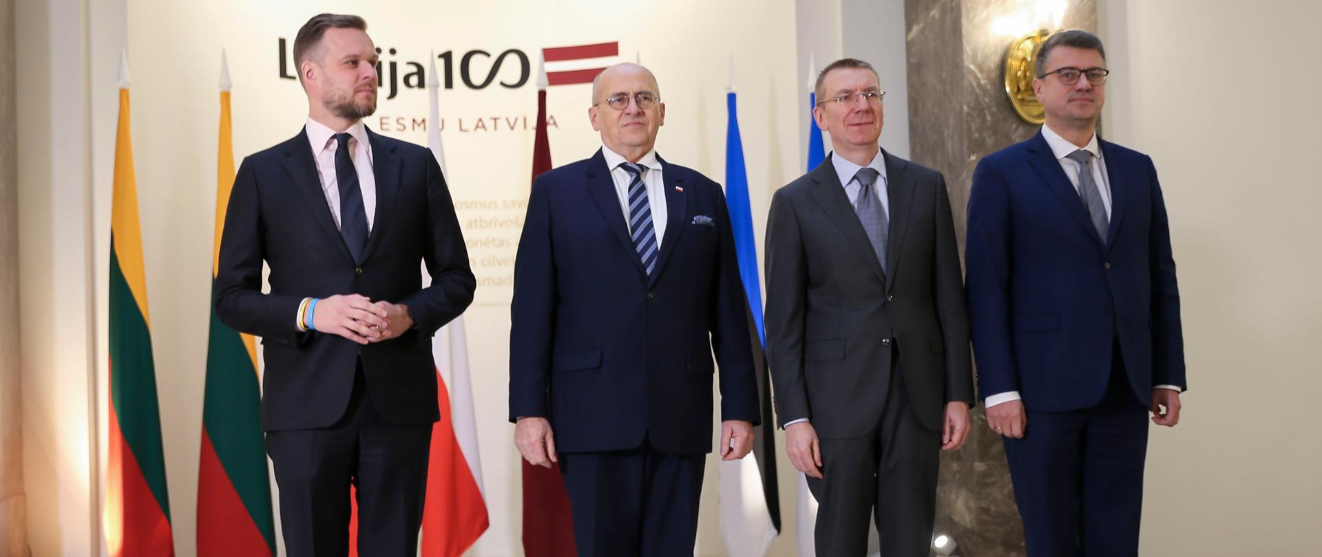 Minister Rau's visit to Riga with the Ministers of Foreign Affairs of the Baltic States