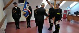 Ślubowanie nowo przyjętych strażaków