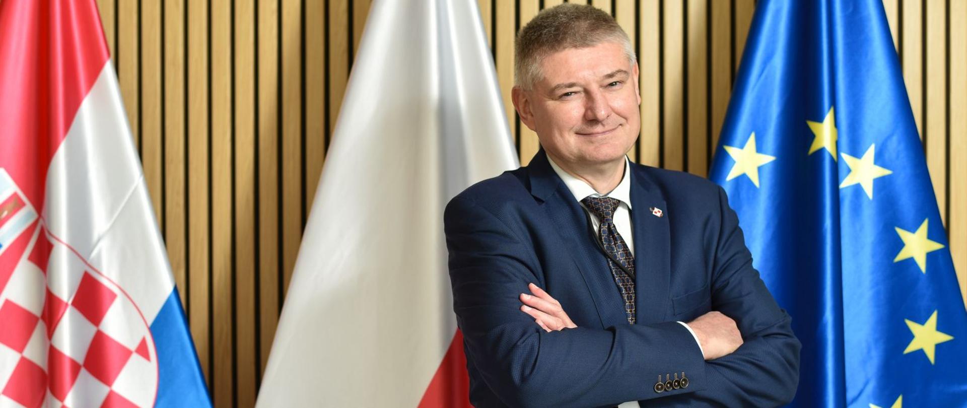 29.11.2023., Zagreb - Pawel Czerwinski, poljski veleposlanik u Hrvatskoj.Photo Sasa ZinajaNFoto