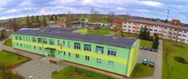 Widok na zabudowania szkolne