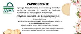Konkurs Przysmaki Mazowsza - od pieroga się zaczyna