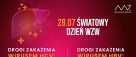 28 lipca Światowy Dzień Wirusowego Zapalenia Wątroby - format panorama