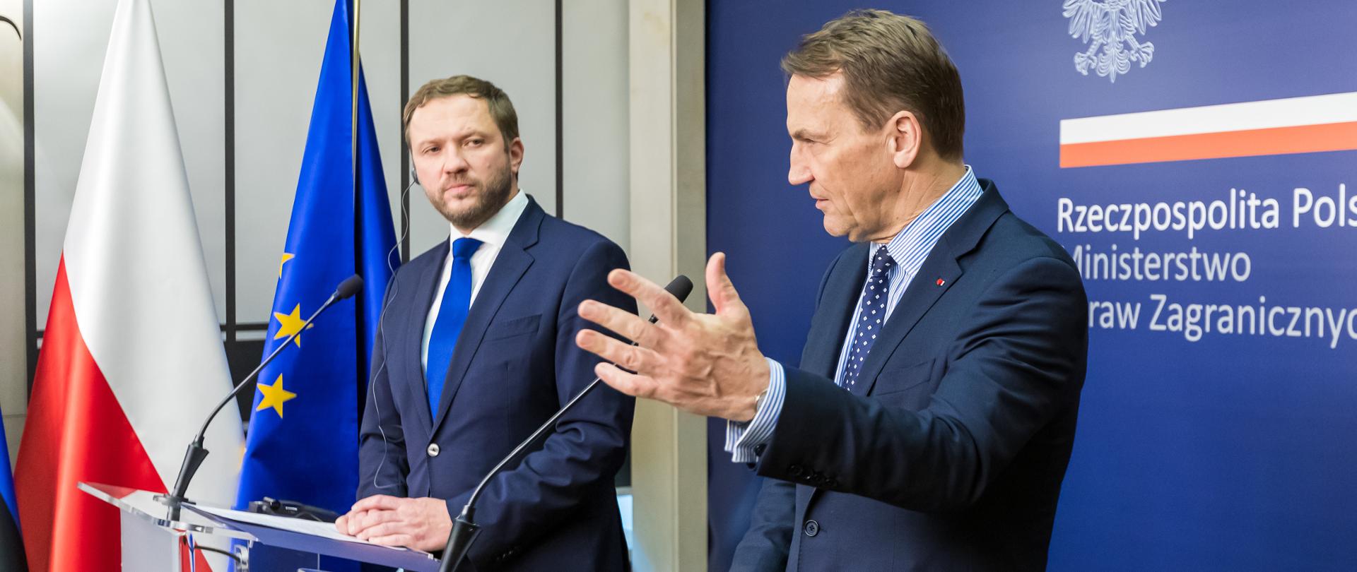 Meeting of foreign ministers of Poland and Estonia