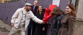 odsłonięcie muralu z okazji IV Tygodnia Praw Dziecka