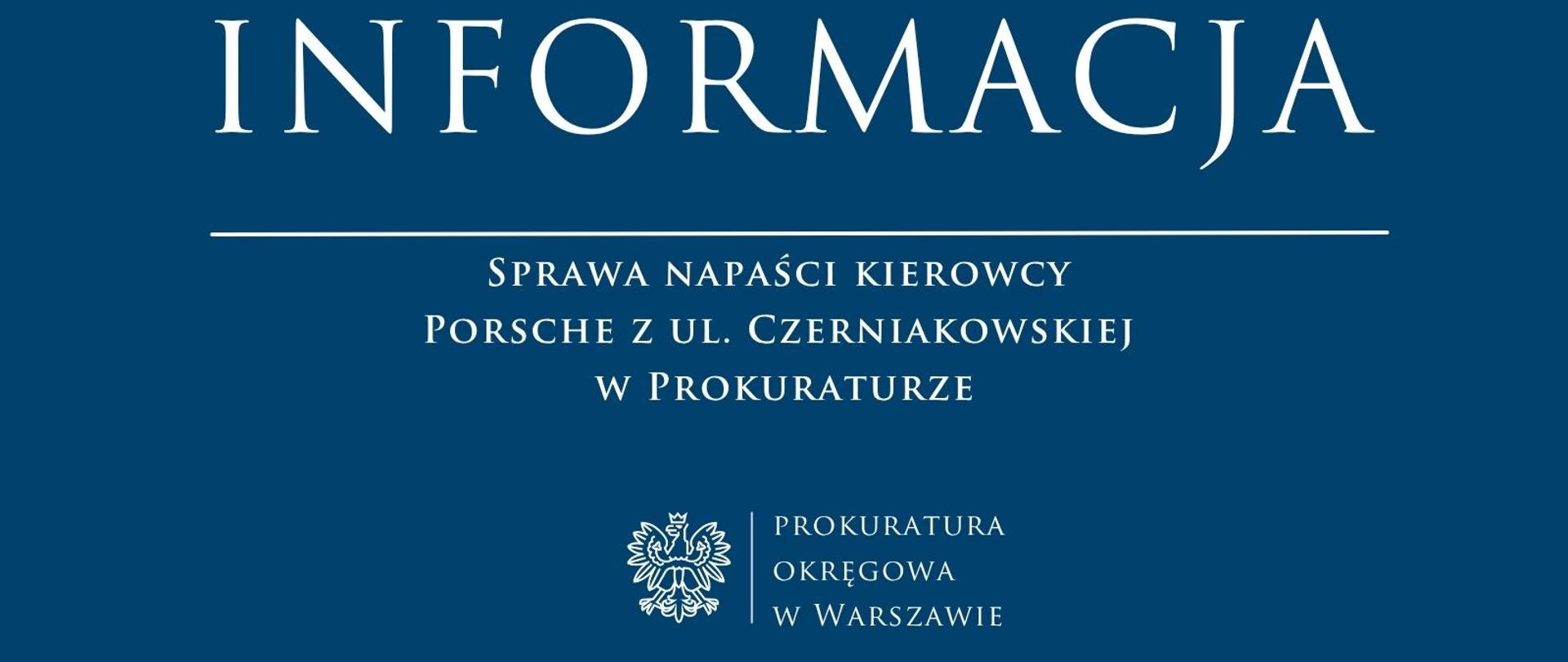 Komunikaty - Warszawa Okręg (75) Porshe