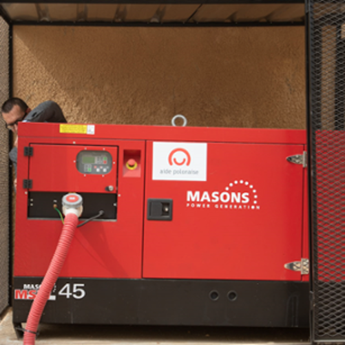 Purchase and installation of power-generating unit in Kaossara Fall dispensary in Thies