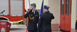 Uroczysty apel z okazji Dnia Strażaka w KP PSP Działdowo