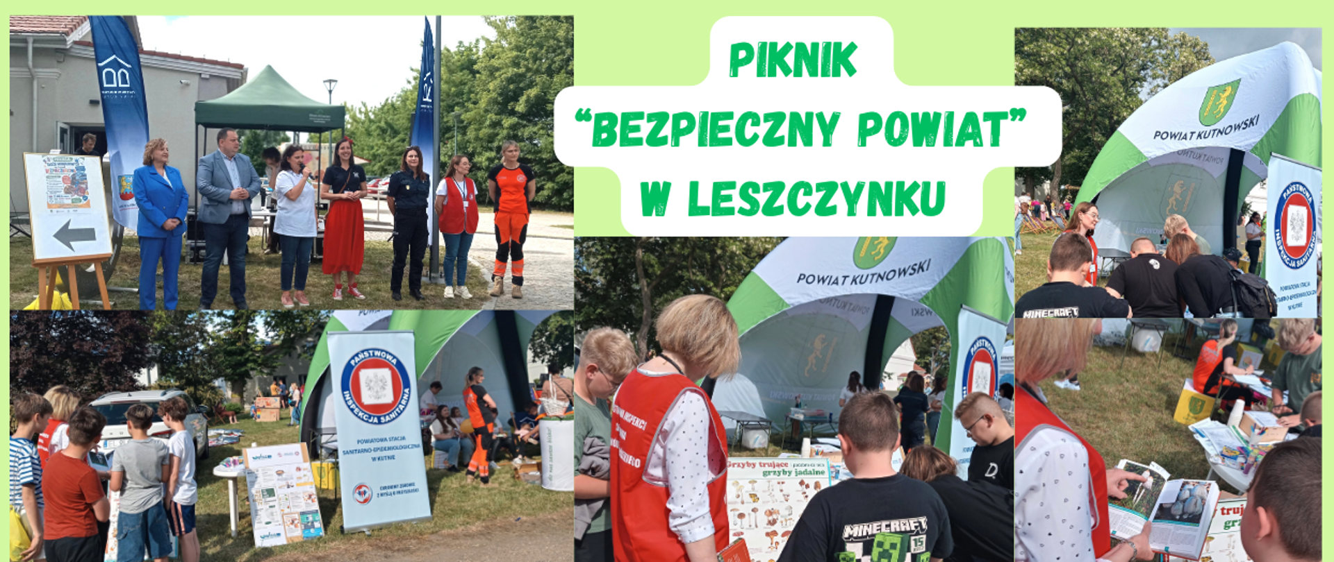 Piknik „Bezpieczny Powiat” w Leszczynku