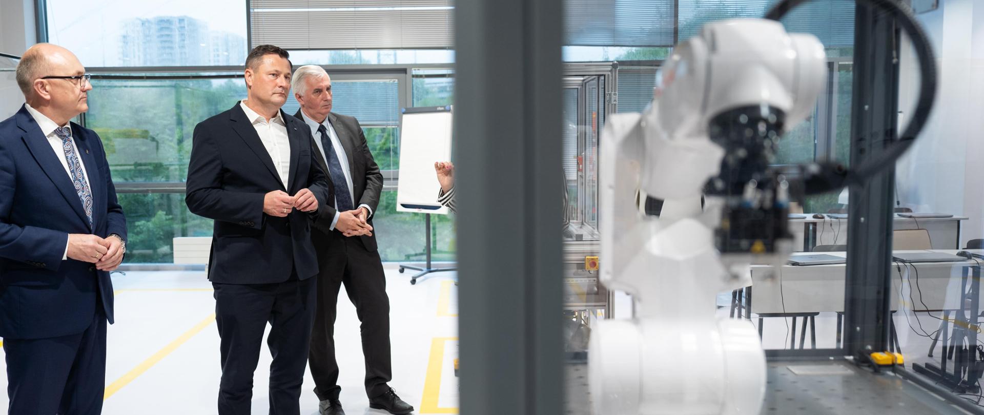 Minister Krzysztof Paszyk w Gdańskim Parku Naukowo-Technologicznym