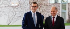 Kanclerz Olaf Scholz i premier Mateusz Morawiecki.