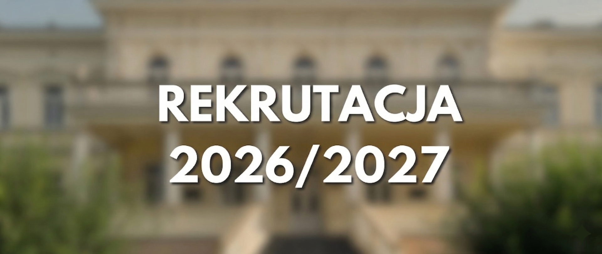 Rekrutacja 2026/2027