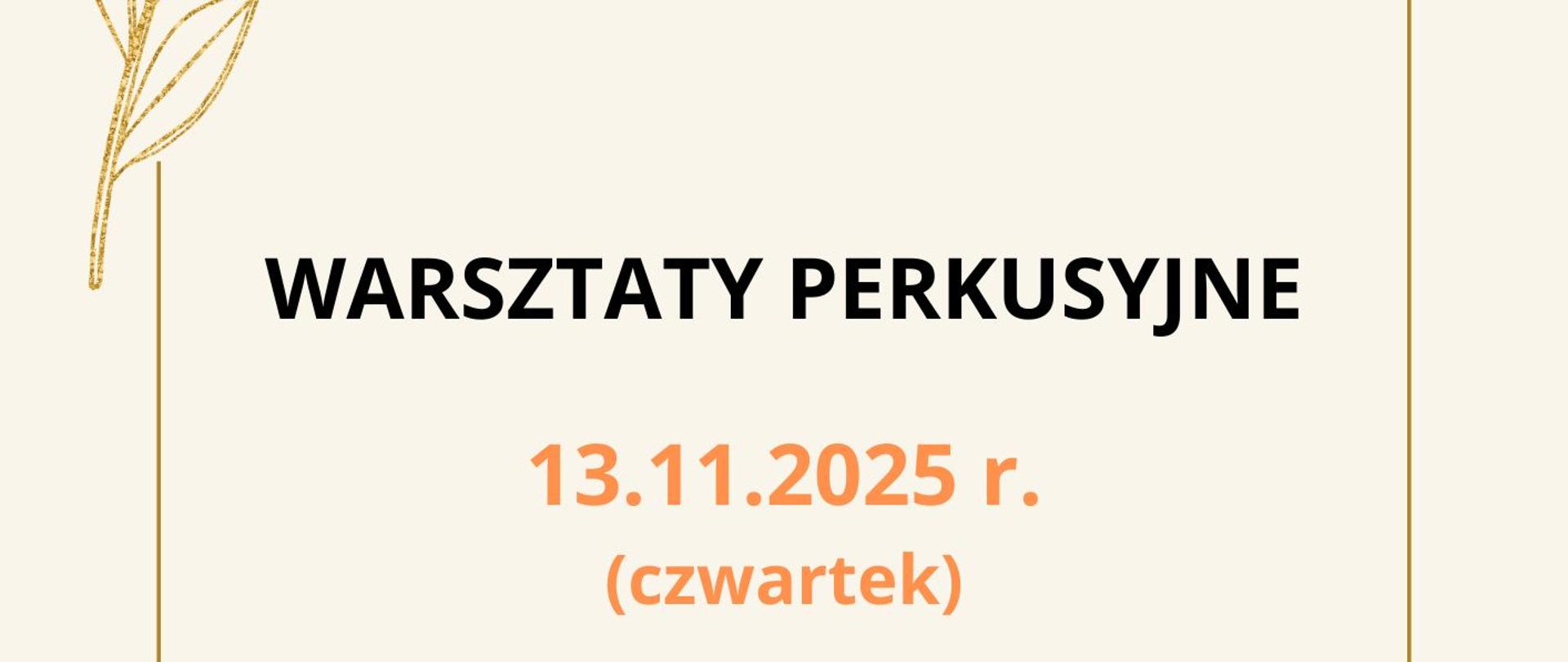 warsztaty perkusyjne