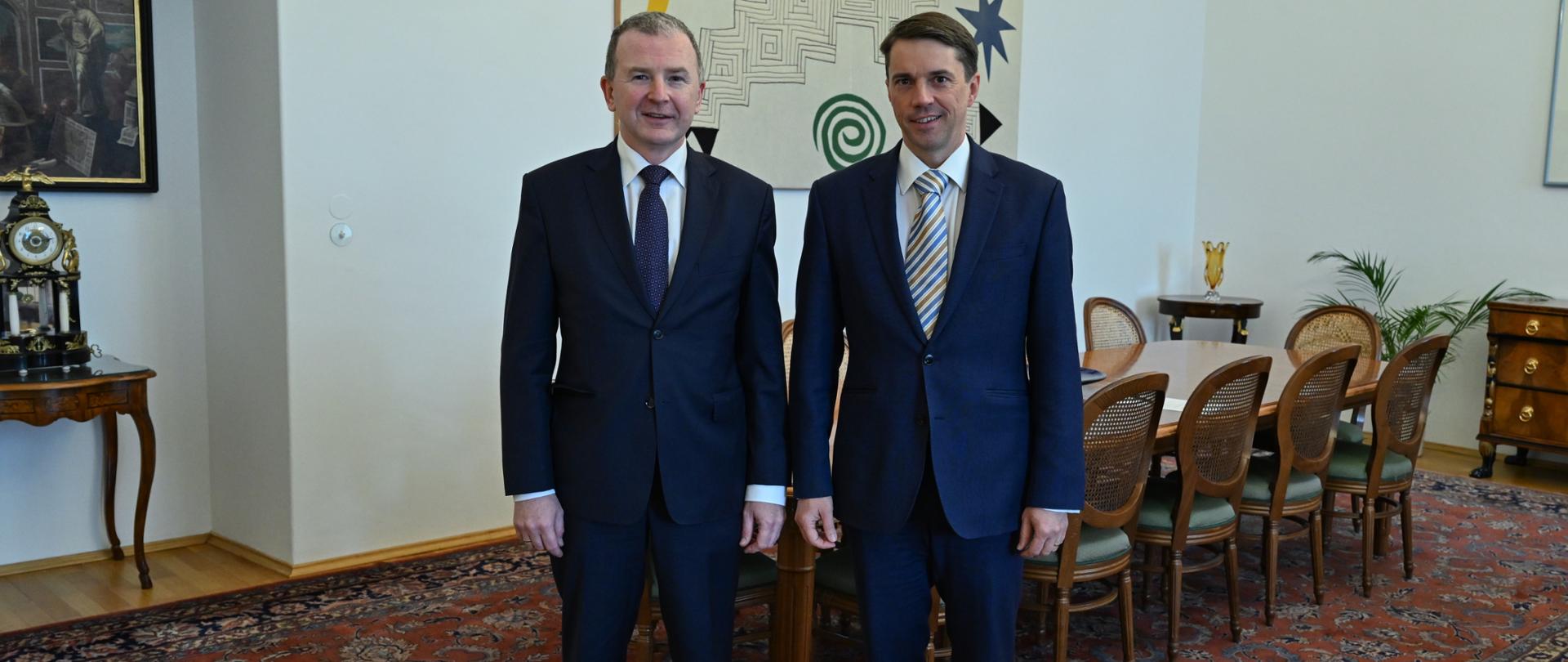 Setkání velvyslance s náměstkem ministra zahraničních věcí Jiřím Kozákem