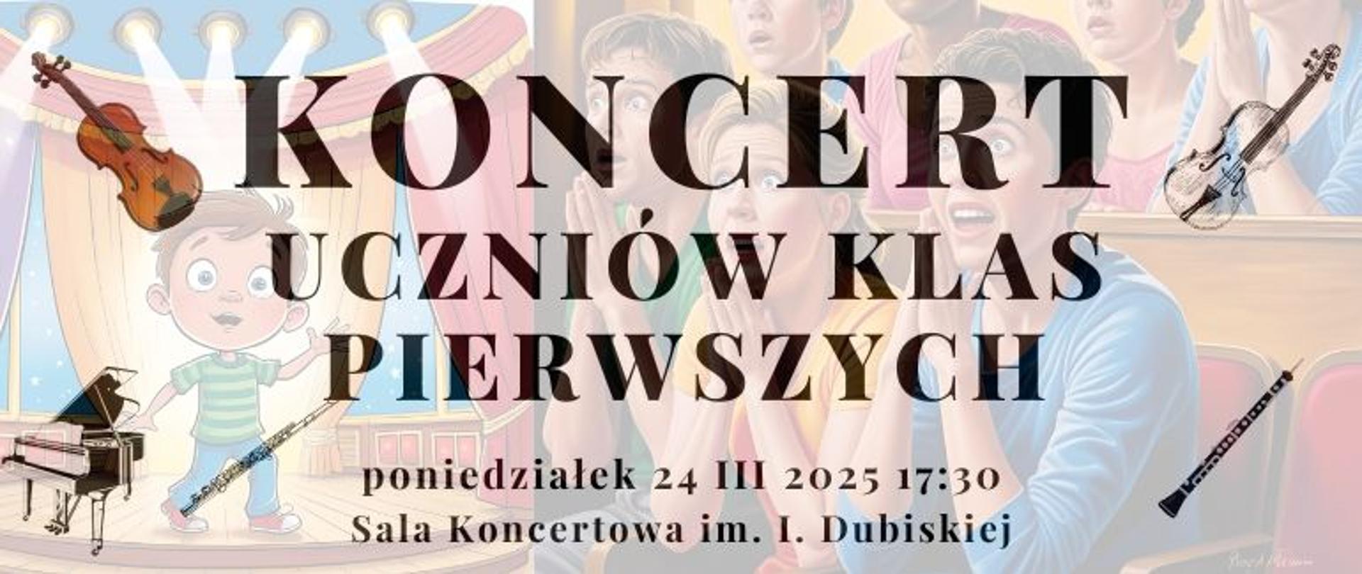 Koncert uczniów klas pierwszych informacja o wydarzeniu