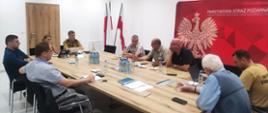 Odprawa Kierownictwa Komendy PSP w Wieliczce z Komendantami Gminnymi OSP
