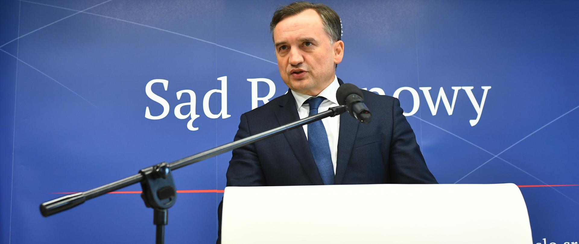 Minister Sprawiedliwości Prokurator Generalny Zbigniew Ziobro