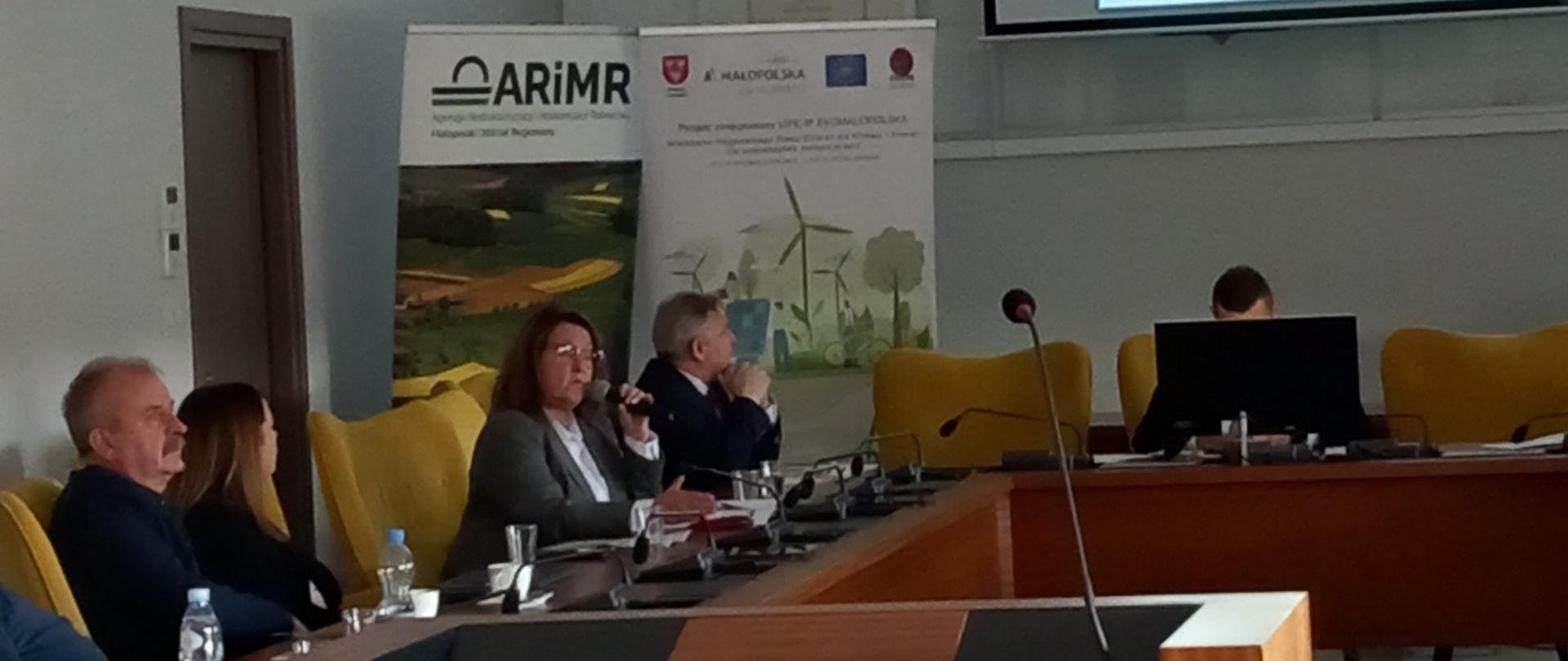 Widok sali konferencyjnej