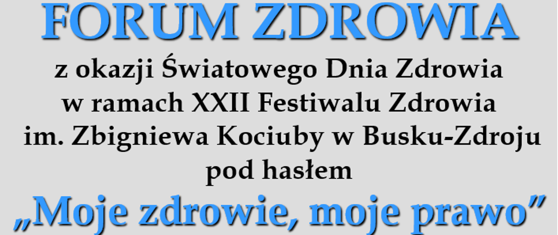 Forum zdrowia