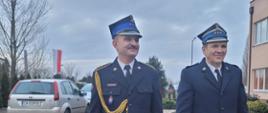 Pożegnanie strażaka odchodzącego na zaopatrzenie emerytalne