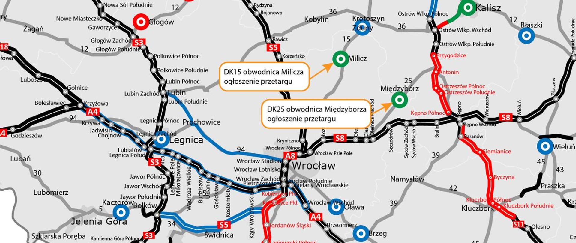 mapa z lokalizacją inwestycji