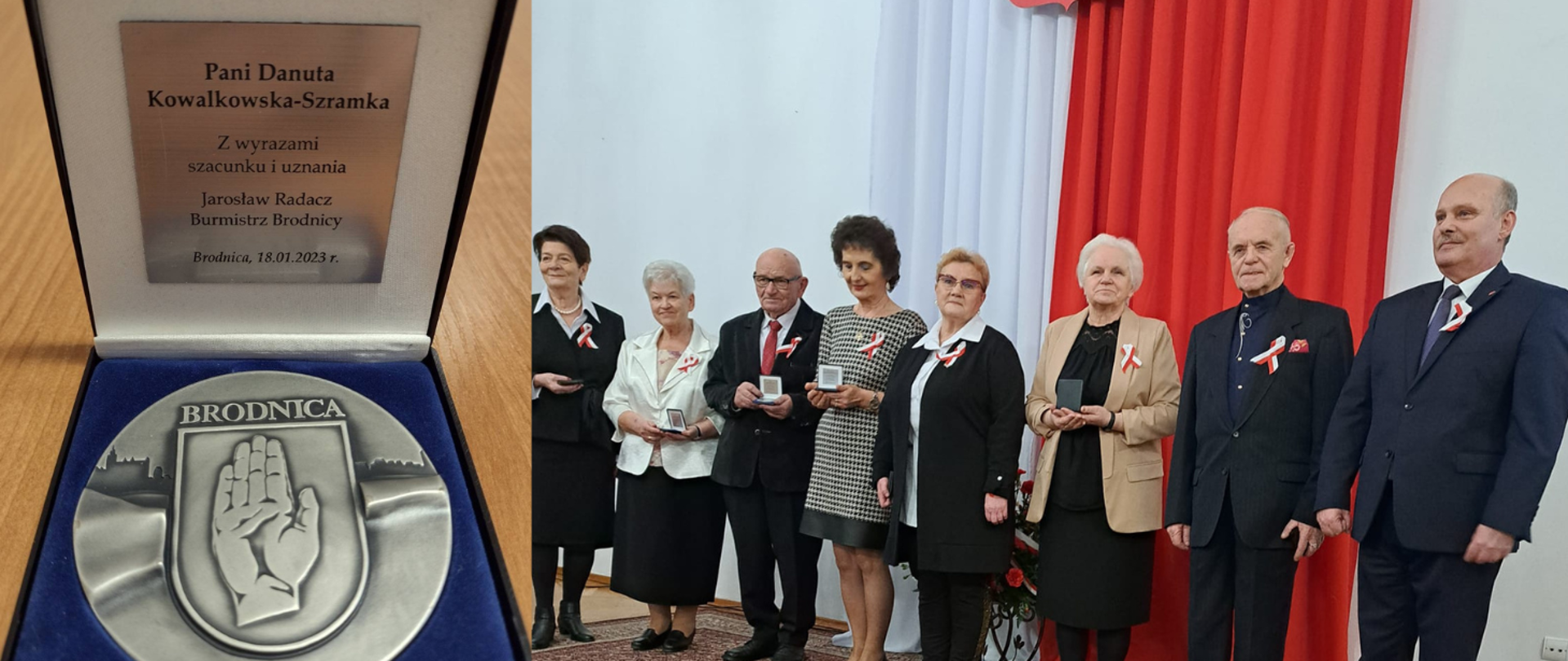 Państwowy Powiatowy Inspektor Sanitarny w Brodnicy uhonorowany medalem Burmistrza Brodnicy