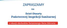 Plakat Dni Otwartych w Powiatowej Stacji Sanitarno Epidemiologicznej w Jarosławiu 