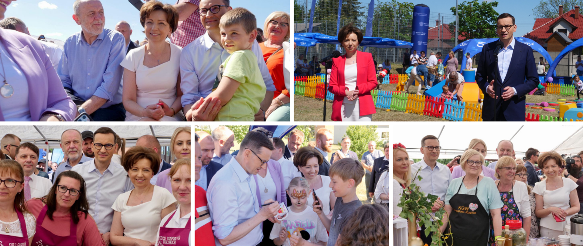 Family picnic in Raszków with the participation of Prime Minister Morawiecki and Minister Maląg