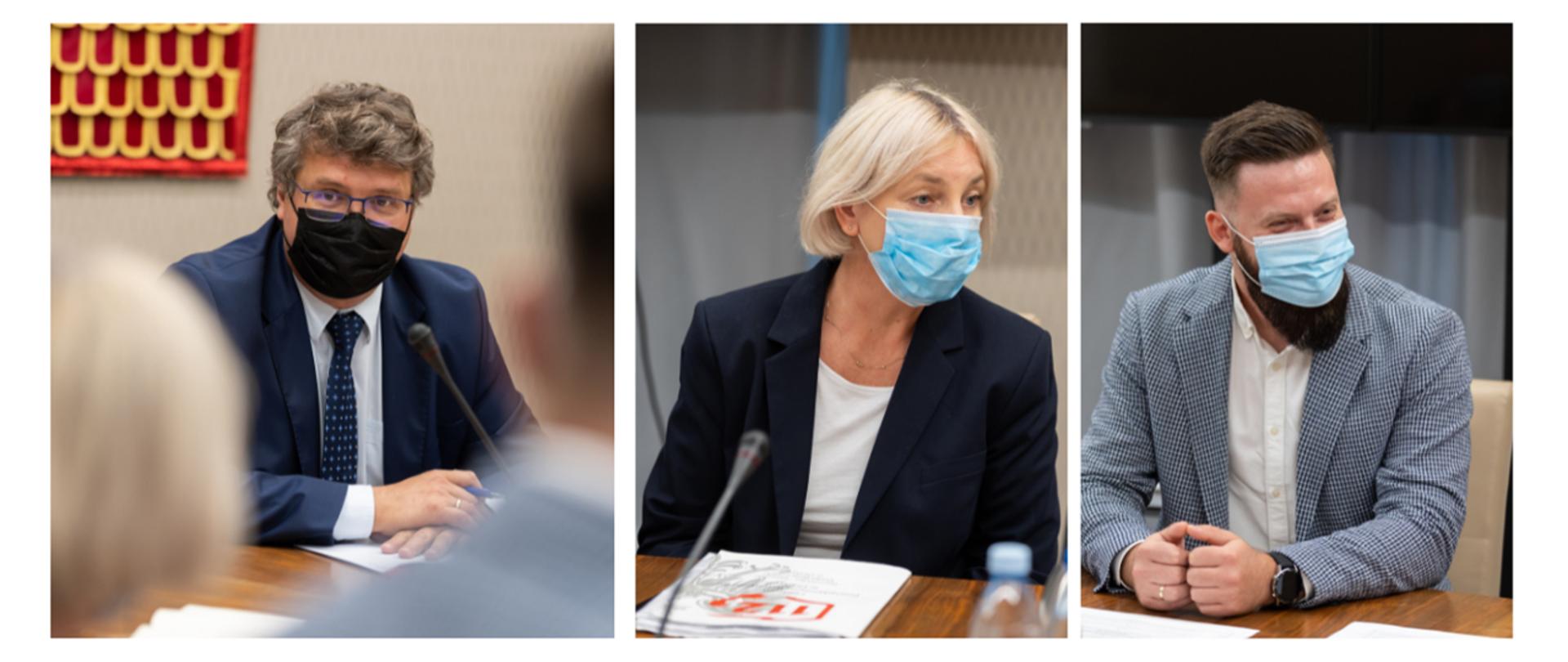 Spotkanie wiceministra Macieja Wąsika z przedstawicielami Organizacji Międzyzakładowej Operatorów Numerów Alarmowych