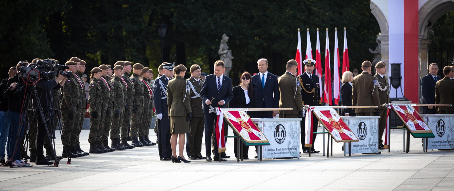 uroczystości na placu Piłsudskiego