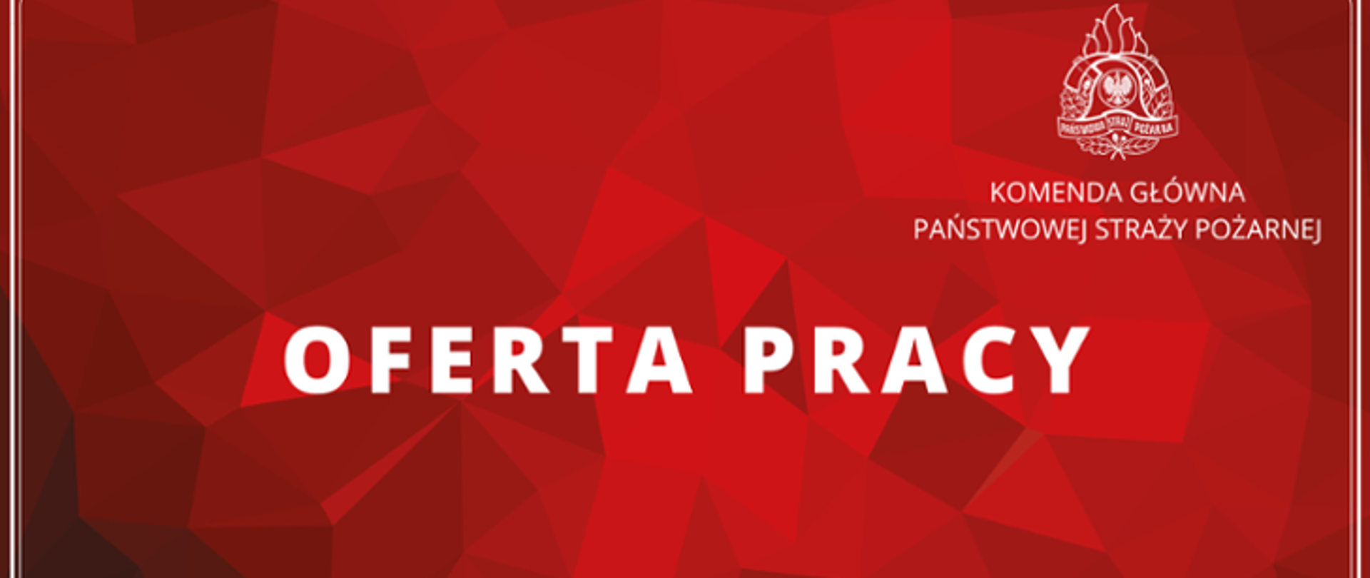 baner z napisem oferta pracy 
