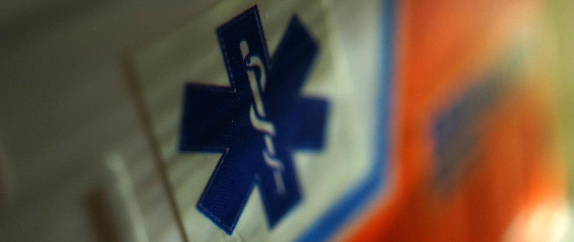 Laska eskulapa na pojeździe medycznym