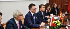 Polska delegacja na czele z wicemarszałkiem Sejmu RP Szymonem Hołownią