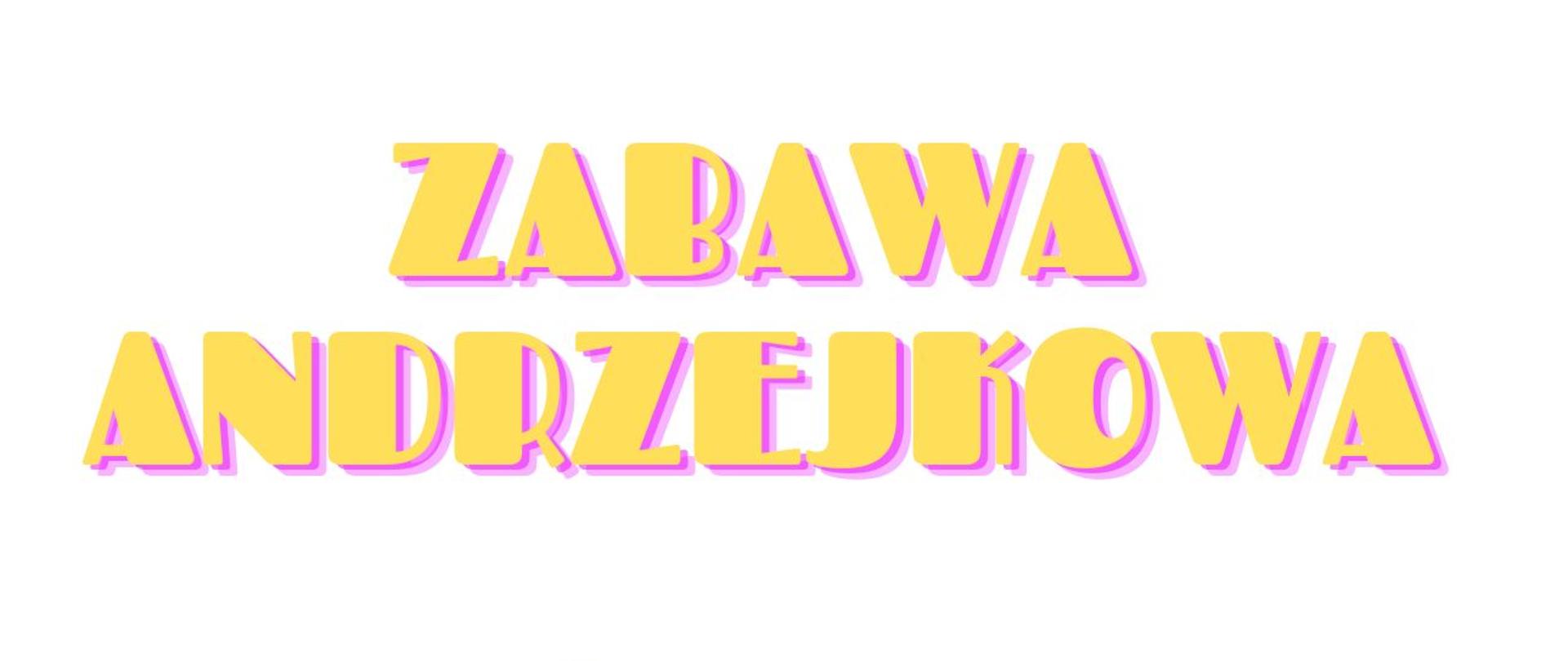 Plakat Przedstawiający dzieci z balonikami informujący o Zabawie Andrzejkowej w dniu 22 listopada 2022 w Auli PSM I st. w Przeworsku.